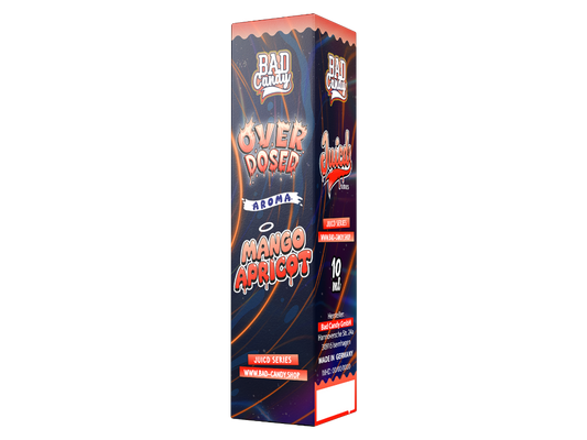 Bad Candy Liquids Juicd Longfills 10ml - Aromen von Mango und Aprikose in einer 60 ml Flasche, ideal für individuelle E-Liquid Kreationen.