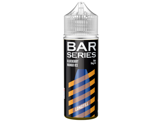 Bar Series - Longfills 10 ml - Blueberry Mango Ice: Nikotinfreies Aromakonzentrat mit einem leckeren Blaubeer- und Mangogeschmack, ideal für das Dampfen.