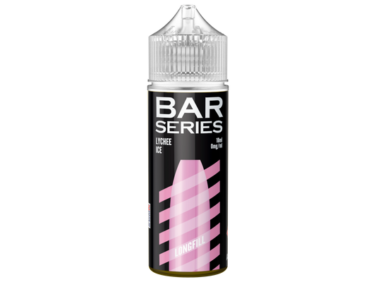 Bar Series - Longfills 10 ml - Lychee Ice, nikotinfreies Aroma mit Litschi-Geschmack und kühler Note, geliefert in 120 ml Flasche.