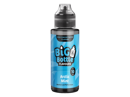 Big Bottle - Longfills 10 ml - Arctic Mint: Hochkonzentriertes Longfill-Aroma mit erfrischendem Geschmack von Pfefferminze und Menthol, ideal für Dampfen.