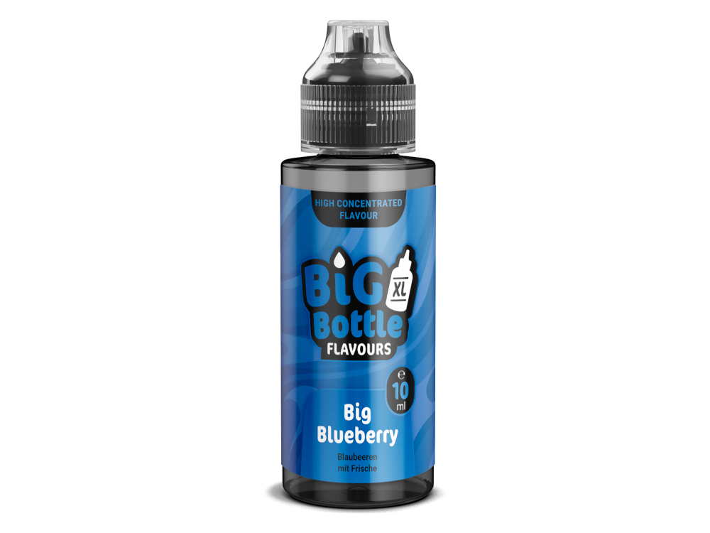 Big Bottle - Longfills 10 ml - Big Blueberry Aroma in einer 120 ml Flasche mit Blaubeergeschmack und kühler Note für Dampfer.