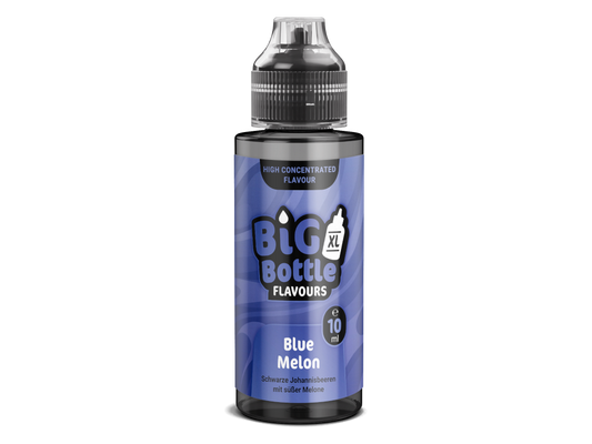 Big Bottle - Longfills 10 ml - Blue Melon Aroma mit schwarzer Johannisbeere und Melone für Dampfen, in 120 ml Flasche.