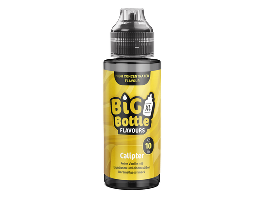 Big Bottle Aroma Calipter in 10 ml Flasche mit Vanille, Erdnuss und Karamell Geschmack - RavenSmoke DE