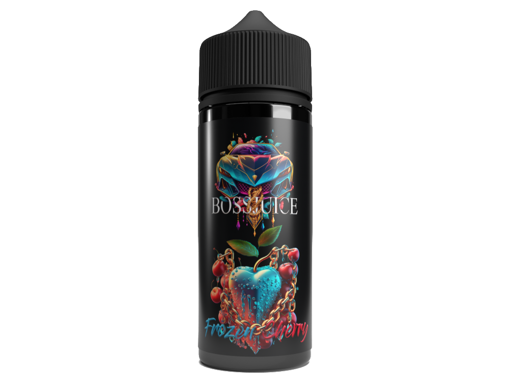 Boss Juice Aroma Frozen Cherry 10 ml - Hochkonzentriertes Longfill-Aroma mit Kirschgeschmack und kühler Note für das Dampfen.