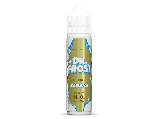 Dr. Frost - Ice Cold - Aroma Banana 14ml - Ein Longfill-Aroma für Dampfer mit kühlendem Bananengeschmack.