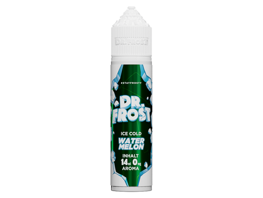 Dr. Frost - Ice Cold - Aroma Watermelon 14ml in einer 60ml Flasche, designed for vaping with the taste of chilled watermelons.