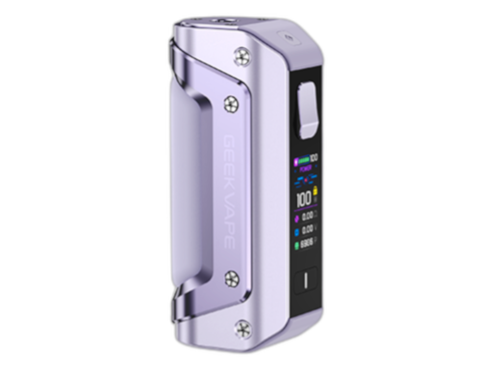 Seitenansicht des GeekVape Aegis Solo 3, das seine robuste Bauweise zeigt.