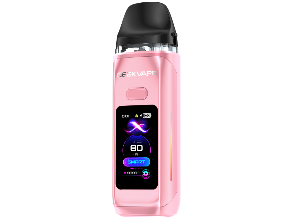 Produktbild des GeekVape - Digi Max E-Zigaretten Sets mit strukturiertem Design und Farbdisplay.