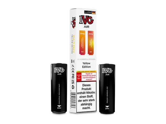 IVG AIR Pod Multi Flavour Edition - Zwei verschiedene Geschmäcker in einer Packung. Perfekt für den AIR 2in1 Akku von IVG.