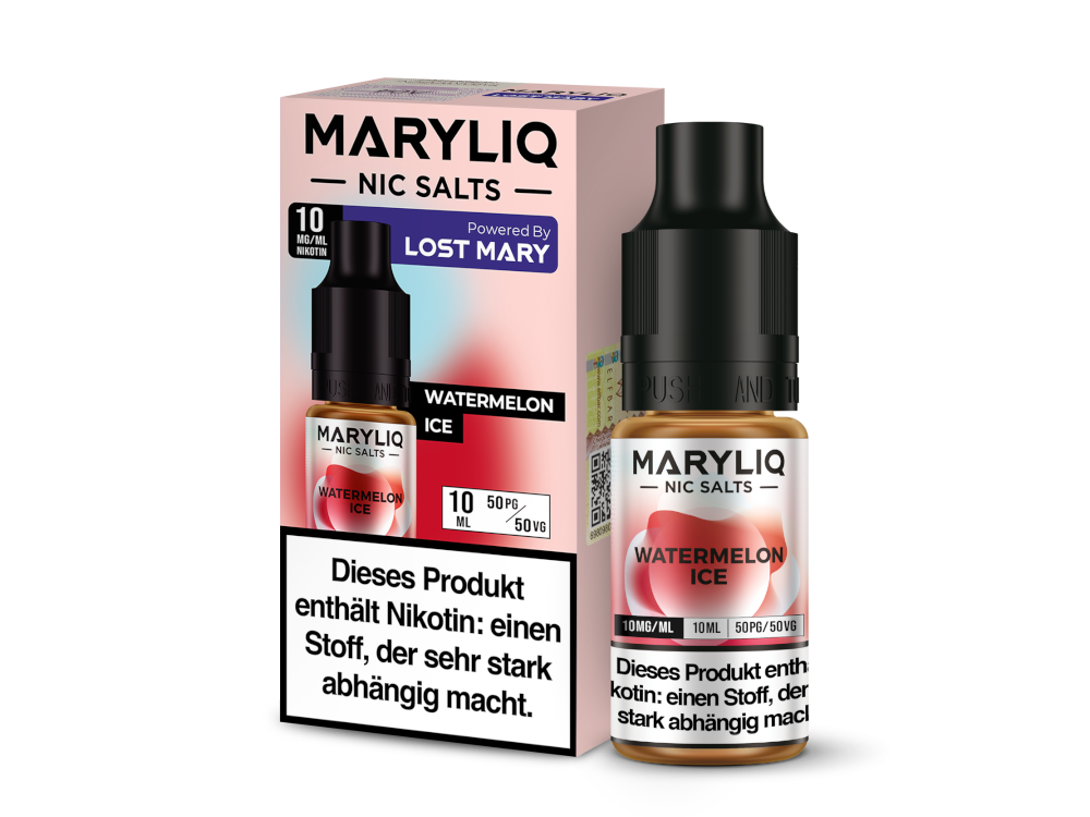 Zubehör für die E-Zigarette, passend für MARYLIQ Nikotinsalz Liquid Watermelon Ice, um das Dampferlebnis zu verbessern.