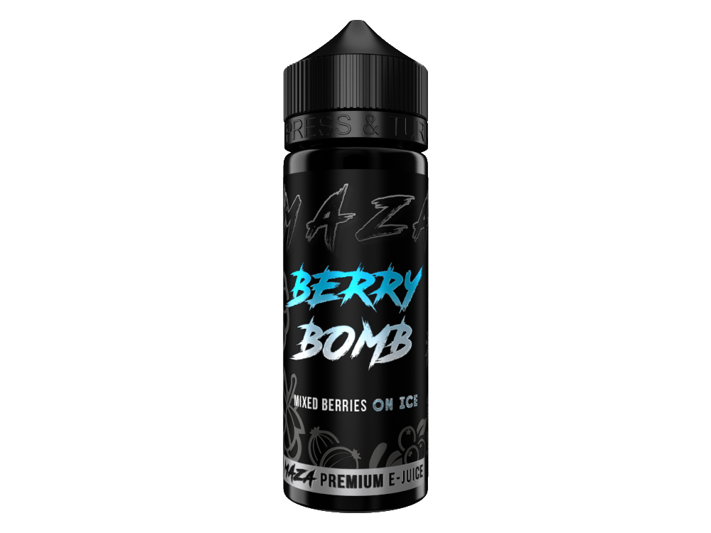 MaZa - Longfills 10 ml - Berry Bomb - Aromaflasche mit fruchtigem Geschmack von verschiedenen Beeren und frischer Note, ideal zum Dampfen.