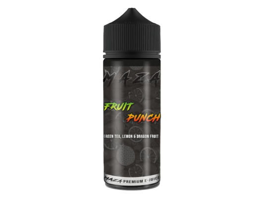 MaZa - Longfills 10 ml - Fruit Punch Verpackung mit grünem Tee, Zitrone und Drachenfrucht Aroma.