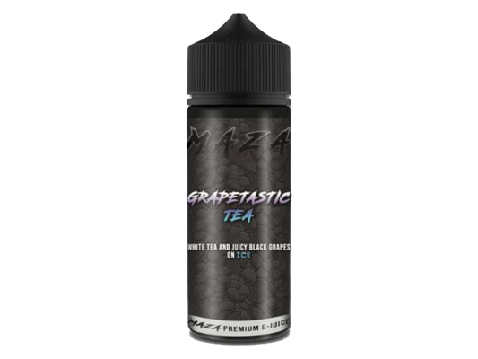 MaZa Longfills 10 ml Grapetastic Tea - Aromaflasche mit Geschmacksnoten von Jasmintee und dunklen Trauben, ideal für Dampfer.