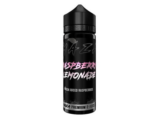MaZa - Longfills 10 ml - Himbeer-Limonade Aroma in einer 120 ml Liquidflasche, ideal zum Dampfen mit intensiven Fruchtgeschmack.