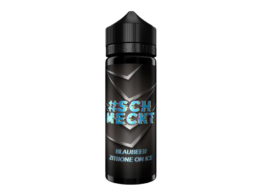 #Schmeckt Aroma Blaubeer Zitrone on Ice 10ml in einer 120ml Flasche, Duftnote von Blaubeere, Zitrone und Kühle.