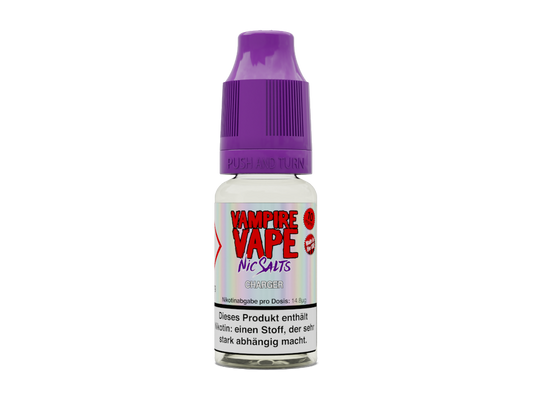 Vampire Vape - Charger - Nikotinsalz Liquid in der Stärke 10 mg/ml, köstliche Mischung aus verschiedenen Beeren, tropischen Früchten und Anis mit frischer Note, 10 ml Flasche.
