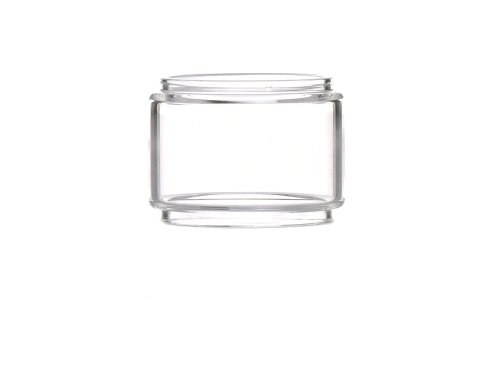Vapefly - Gunther Glastank in transparentem Design mit 3,5 ml und 5 ml Tankvolumen, zeigt die Produkteigenschaften und die einfache Handhabung ohne Werkzeug.
