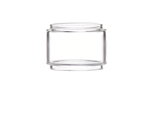 Vapefly - Gunther Glastank in transparentem Design mit 3,5 ml und 5 ml Tankvolumen, zeigt die Produkteigenschaften und die einfache Handhabung ohne Werkzeug.