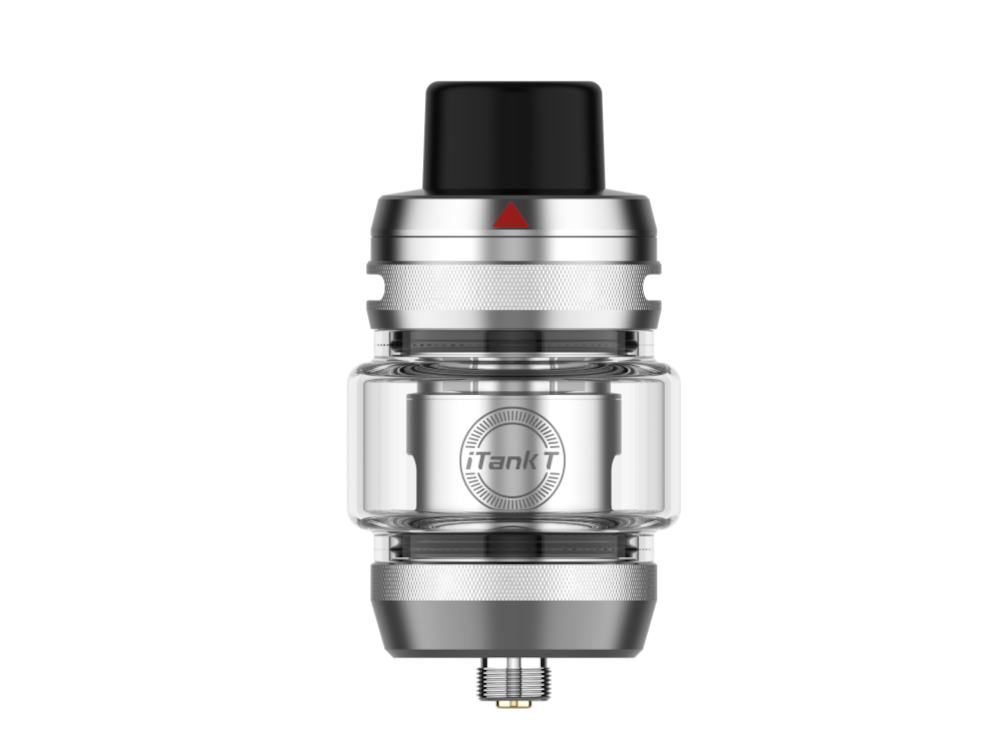 Detailansicht des Vaporesso iTank T Clearomizers mit 510er Gewinde und Top-Filling-System für einfaches Nachfüllen