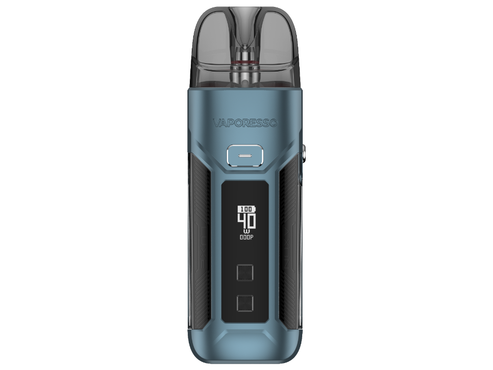Vaporesso LUXE X Pro E-Zigarette Set mit opened Tank, der das innovative Bottom-Filling-System verdeutlicht.