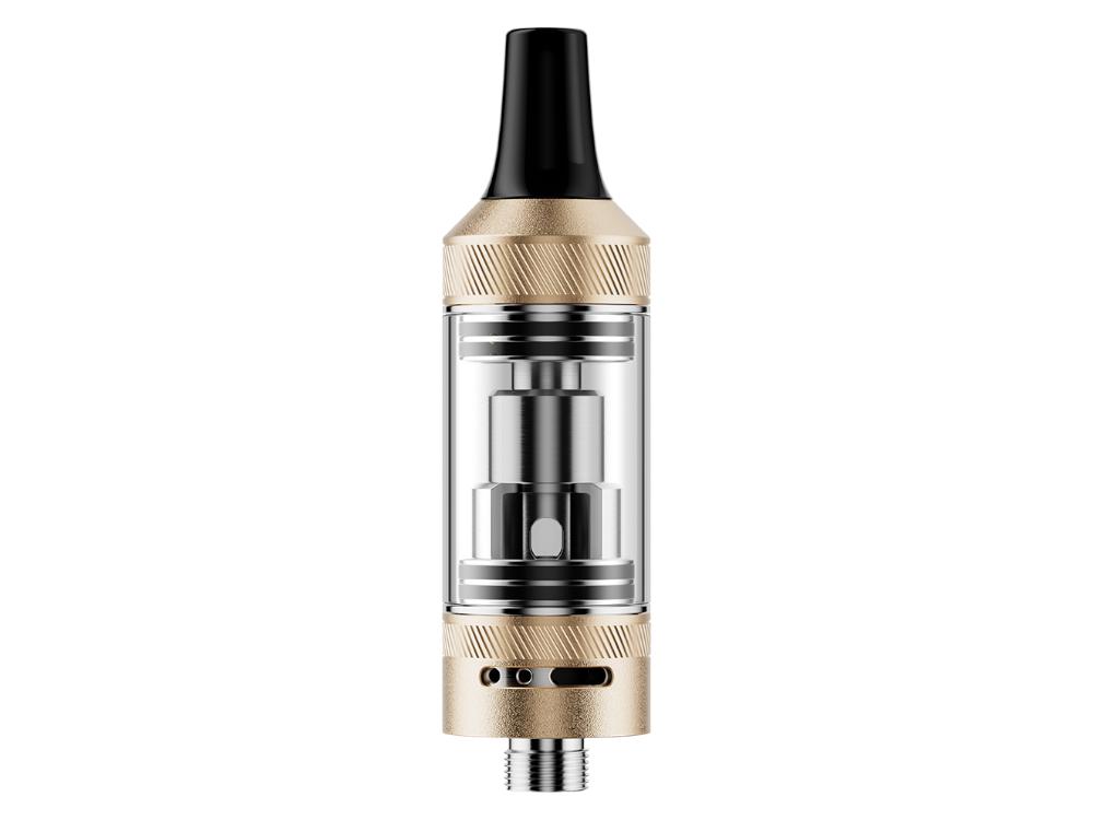 Vaptio Cosmo Lite Clearomizers, zeigt den hochwertigen Tank und Kompatibilität mit Verdampferköpfen.