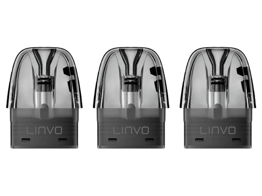 Linvo Force X Pod 3er Pack mit 2ml Tank und 0,6/0,8 Ohm Mesh-Coils für E-Zigaretten