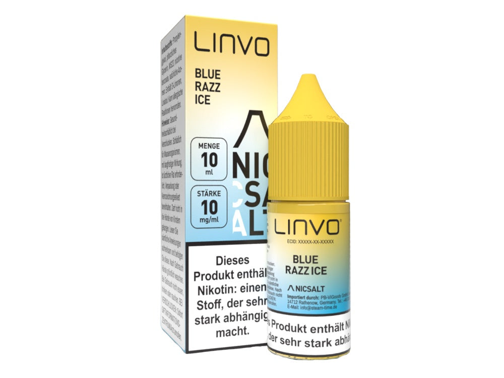 Linvo - Blue Razz Ice - Nikotinsalz Liquid 20 mg/ml