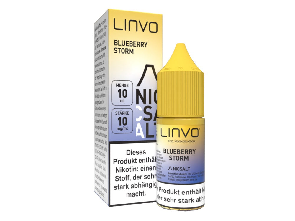 Linvo - Blueberry Storm - Nikotinsalz Liquid 20 mg/ml