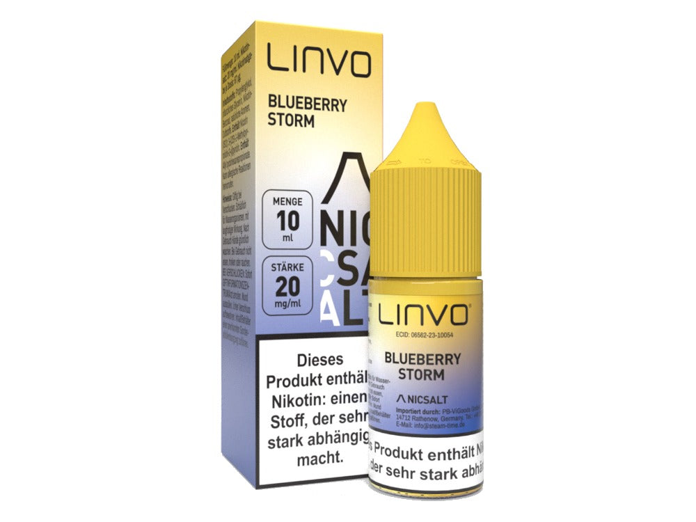 Linvo - Blueberry Storm - Nikotinsalz Liquid 20 mg/ml
