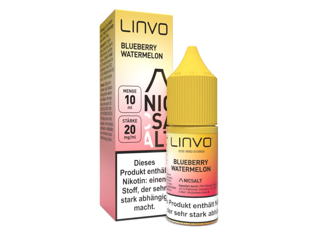 Linvo - Blueberry Watermelon - Nikotinsalz Liquid 20 mg/ml