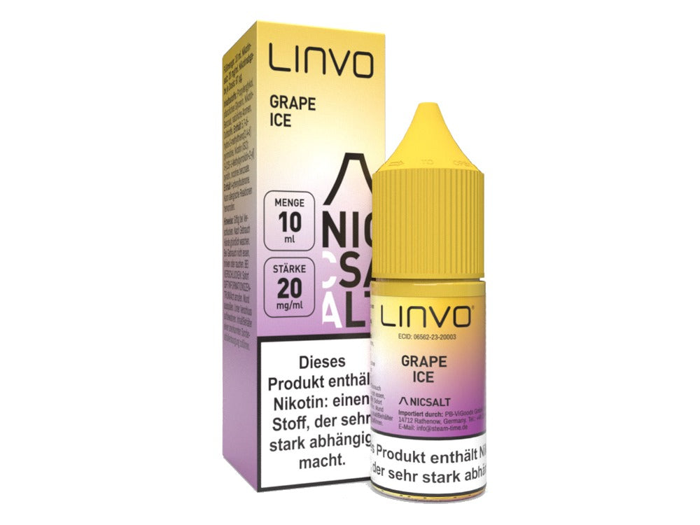 Linvo - Grape Ice - Nikotinsalz Liquid 20 mg/ml
