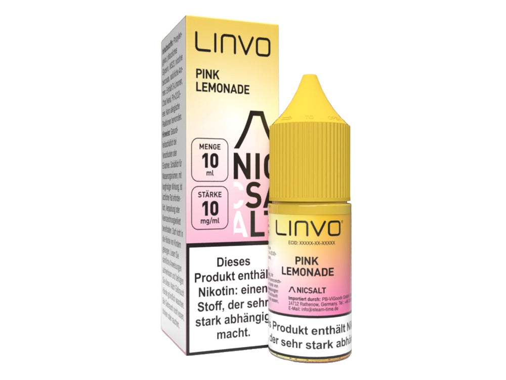 Linvo - Pink Lemonade - Nikotinsalz Liquid 20 mg/ml
