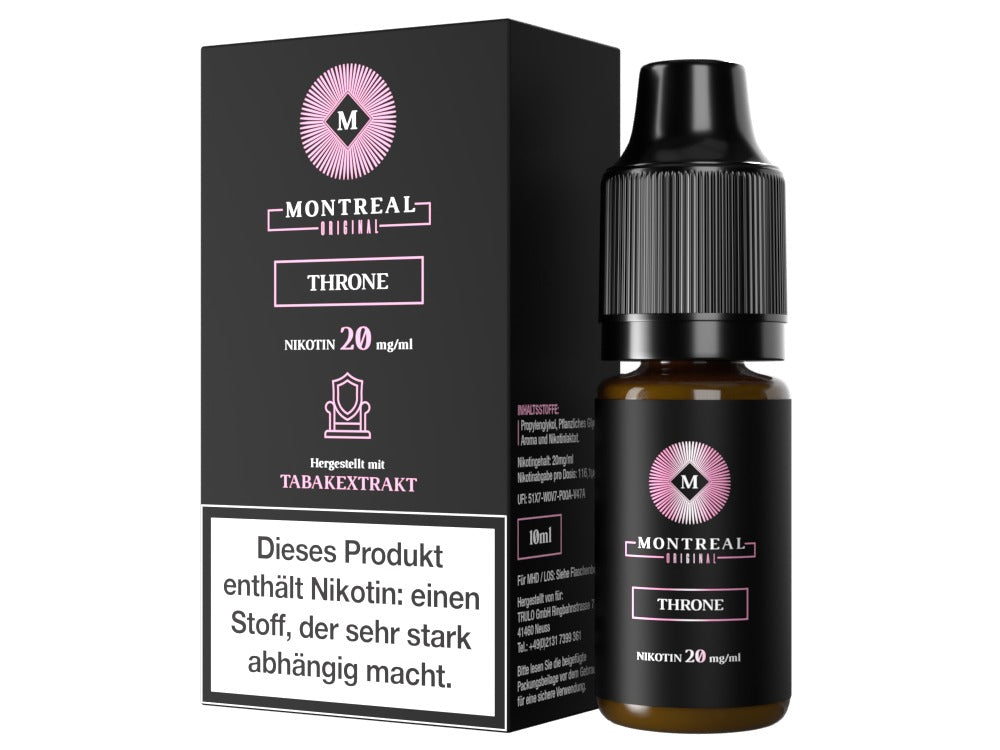 Montreal Original - Nikotinsalz Liquid - Throne