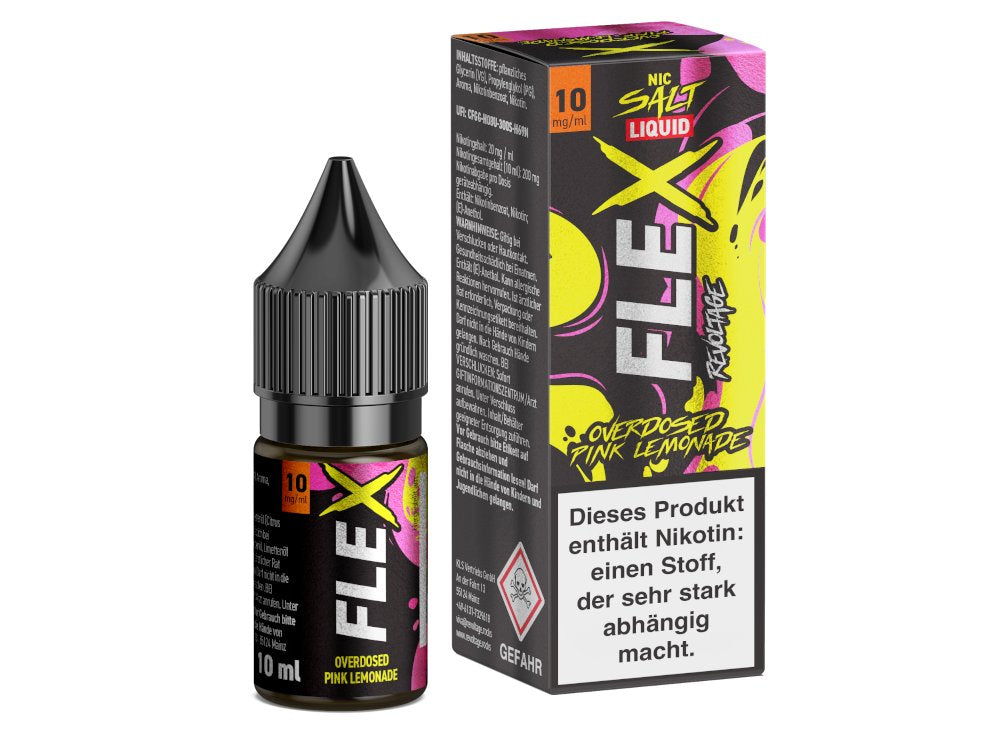 Revoltage - FLEX Nikotinsalz Liquid - Pink Lemonade - 0mg-10mg-20mg/ml