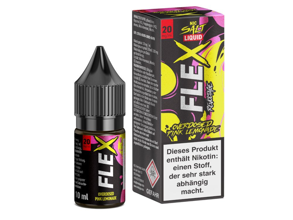 Revoltage - FLEX Nikotinsalz Liquid - Pink Lemonade - 0mg-10mg-20mg/ml