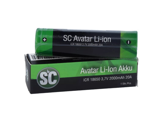SC 18650er Akku 2000mAh 3,7 V - Leistungsstarke Li-ion Zelle Mit 20A Entladestrom