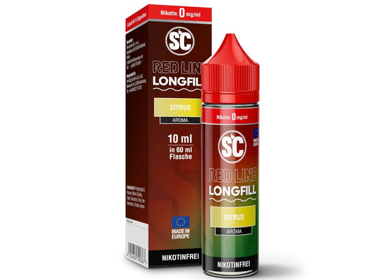 SC Red Line Citrus Longfills Aroma 10 ml - Intensiver Zitrusgeschmack für E-Zigaretten