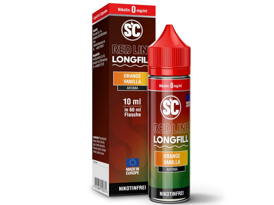SC Red Line Orange Vanilla Longfills 10 ml - Intensives Orange Vanille Aroma mit Zitrusfrische