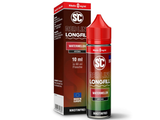 SC Red Line Watermelon Longfills 10 ml - Intensives Wassermelonenaroma mit Frische