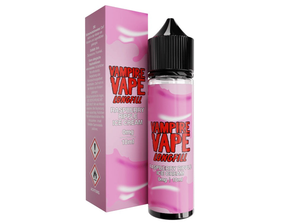 Vampire Vape - Dessert Collection - Longfill 10 ml - Raspberry Ripple Ice Cream