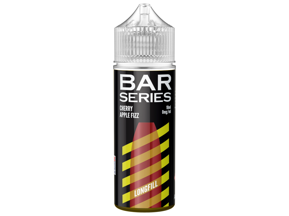 Bar Series Longfills 10 ml - Geschmacksrichtung Cherry Apple Fizz von RavenSmoke DE, nikotinfreies Aroma in einer 120 ml Liquidflasche, ideal für Liebhaber von fruchtigen Kombinationen.