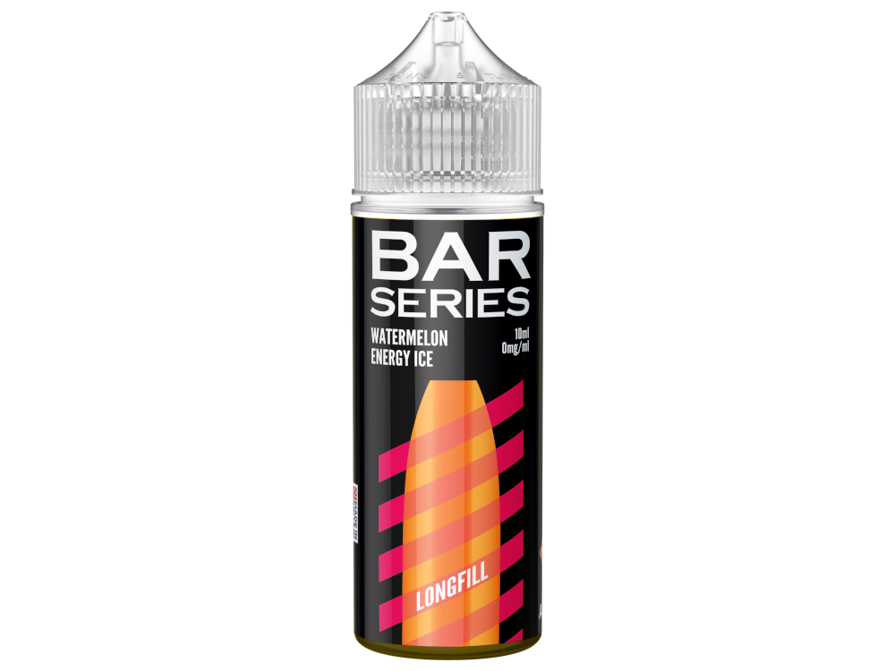 Bar Series Longfills 10 ml - Watermelon Energy Ice, hochdosiertes Aromakonzentrate für den Dampfer, ideal für fruchtige und erfrischende Geschmackserlebnisse.
