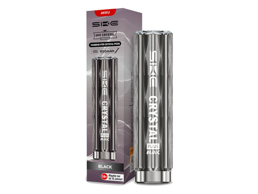 SKE Crystal Plus MAX Akku 850 mAh mit Airflow Control und Zugautomatik – USB-C Aufladung