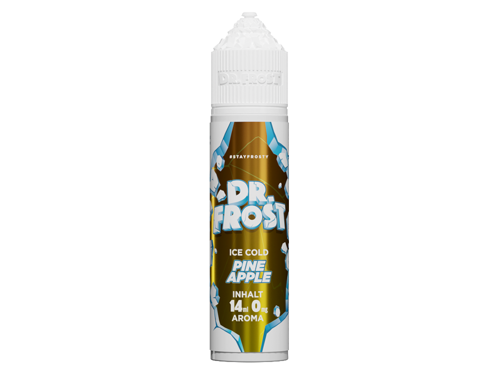 Dr. Frost - Ice Cold - Aroma Pineapple 14ml in einer 60ml Flasche | Erfrischendes Ananas Aroma für dampfen | Longfill Aroma | Hochwertige E-Liquid Basis von RavenSmoke DE
