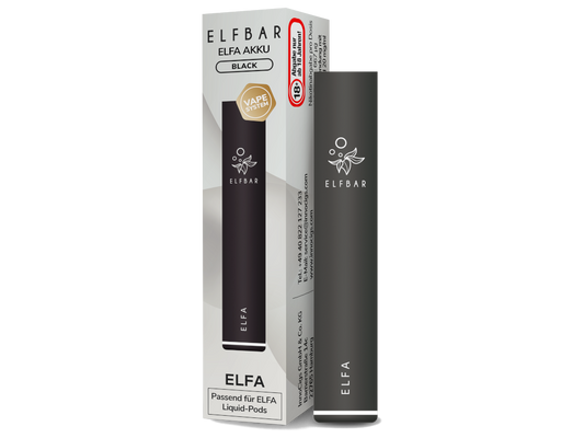 Elfbar - Elfa Akku 500 mAh mit Zugautomatik, USB-C Anschluss