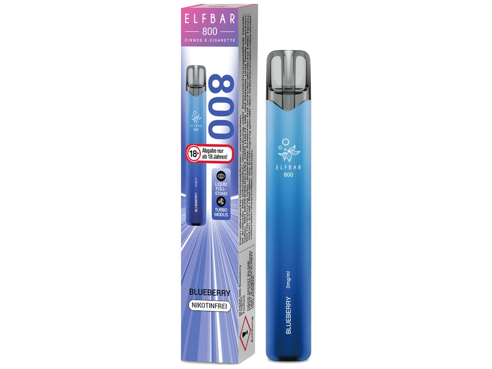 Elfbar 800 0 mg Einweg-E-Zigarette – Diverse Geschmacksrichtungen