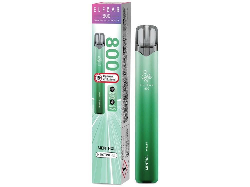 Elfbar 800 0 mg Einweg-E-Zigarette – Diverse Geschmacksrichtungen