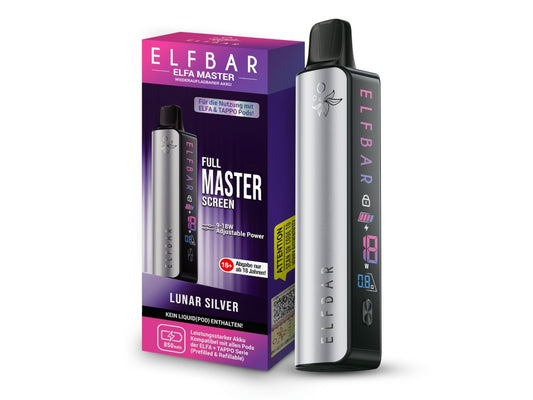 Elfbar - Elfa Master Akku 850 mAh mit USB-C, Einstellbare Ausgangsleistung & Display