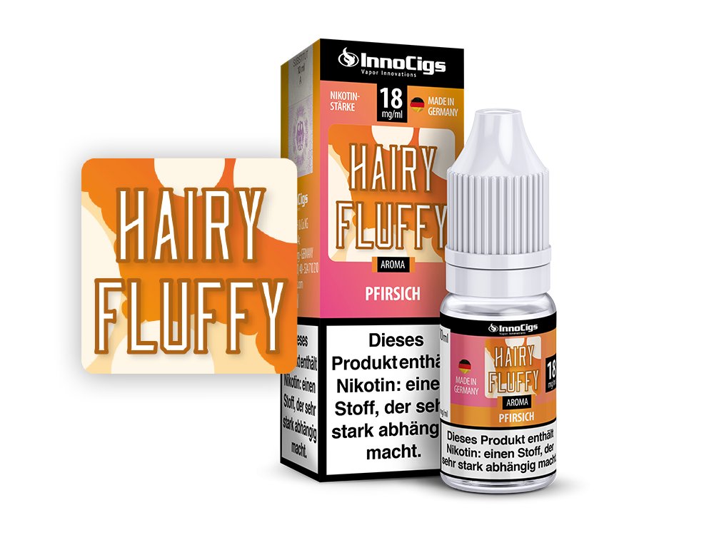InnoCigs Liquid – Hairy Fluffy Pfirsich für intensiven Pfirsichgeschmack