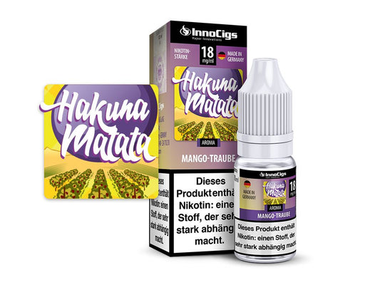 InnoCigs Liquid – Hakuna Matata Traube für intensiven Traubengeschmack